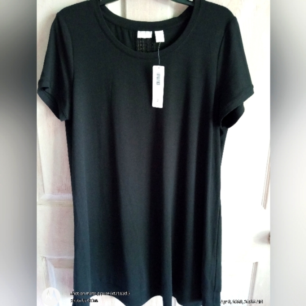 NWT Chico's  Popover Blouse Size 2 plus size